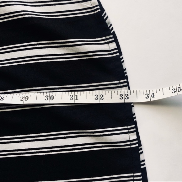 Indulge Collar Cuffed 3/4 Sleeve B&W Mini Dress - Picture 8 of 8